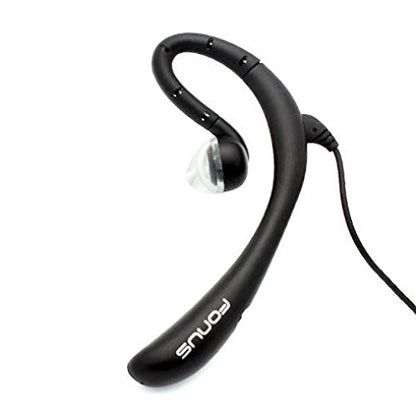 Wired Mono Headset Earphone w Mic Headphone 3.5mm for G8X ThinQ Phone, Single Earbud Hands-Free Microphone Over-The-Ear Compatible with LG G8X ThinQ