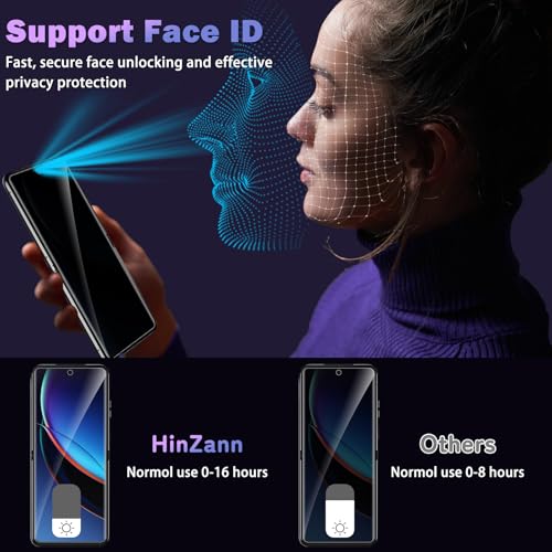 For Motorola Razr+/Plus 2023 Privacy Screen Protector (2 Pack) - size: Motorola Razr+ 2023