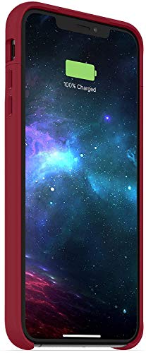 Mophie 401002838 Juice Pack Access - Ultra-Slim Wireless Battery Case - Made for Apple iPhone Xs Max (2,200mAh) - Dark Red - color: Red