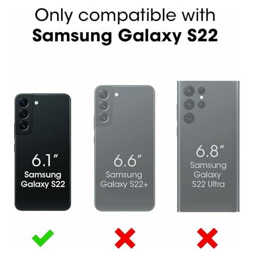 Battery Case for Galaxy S22,10000mAh Portable Protective Smart Wireless Charging Case Support Carplay Compatible with Galaxy S22(6.1 inches) Rechargeable Extended Battery Charger Case(Black) - size: Galaxy S22