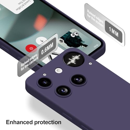 Silicone Case for Nothing Phone 3, Deep Purple - color: Deep Purple, size: Nothing Phone 3
