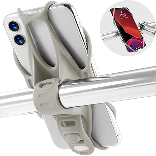 Bone Bike Tie 3, Universal Bike Phone Handlebar Mount for 5.8"-7.2" Phones - color: Bike Tie 3 - Gray