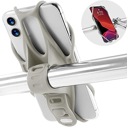 Bone Bike Tie 3, Universal Bike Phone Handlebar Mount for 5.8"-7.2" Phones - color: Bike Tie 3 - Gray