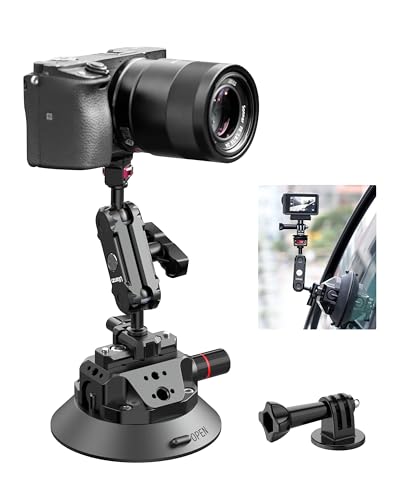 ULANZI SC-02 Suction Mount 4.5'', Magic Arm Bracket for DSLR Cameras Video - size: 4.5" SC-02 Suction Mount