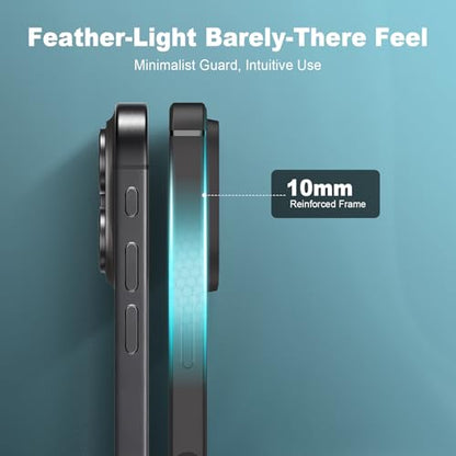 TENOC Phone Case Compatible with iPhone 16 Pro Max, Black Case Anti-Fingerprint Protective Bumper Matte Cover for 6.9 Inch - color: Black, size: iPhone 16 Pro Max