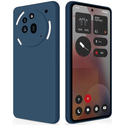 GiiYoon Silicone Case for Nothing Phone 3a Pro, Blue - color: Blue, size: Nothing Phone 3a Pro