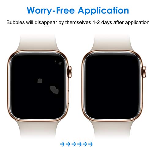 JETech TPU Screen Protector for Apple Watch SE 3/2/1, Series 6/5/4 44mm - size: Apple Watch SE 3/2/1 / Series 6 5 4 44mm