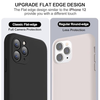 Vooii Compatible with iPhone 11 Pro Max Case Silicone, Black | Compatible with Magsafe, Premium Liquid Silicone, Integrated Camera Control Button, Full Body Protective, Anti-Scratch Lining - color: Black, size: iPhone 11 Pro Max