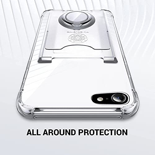 Shields Up for iPhone SE3/SE2 Case/iPhone 8/7 Case with Card Holder, Clear - color: Clear, size: iPhone 7/8/SE2/SE3