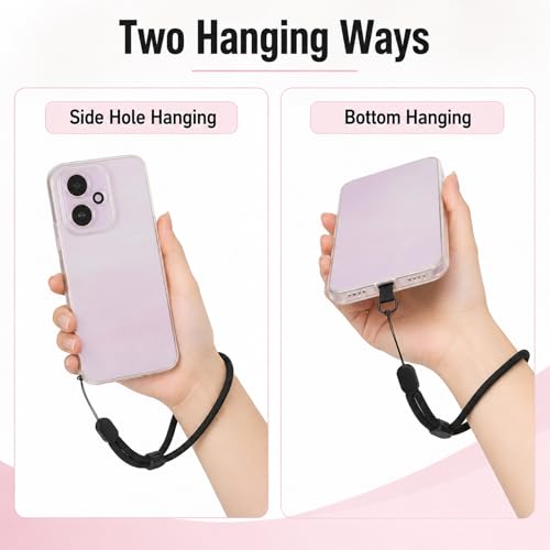 5 Pack Anti Theft Phone Wrist Strap with 5 Pcs TPU Tether Tabs, Cellphone Wrist Straps, Wrists Strap for Phones Case, Smartphones