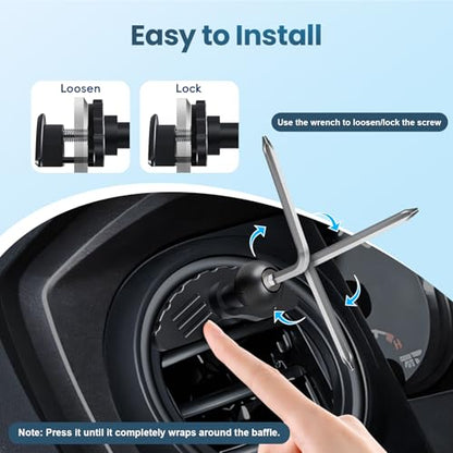 Wireless Charger Magnetic Mount Compatible with Toyota Tacoma 2016-2023 - style: Magnetic Charger Mount