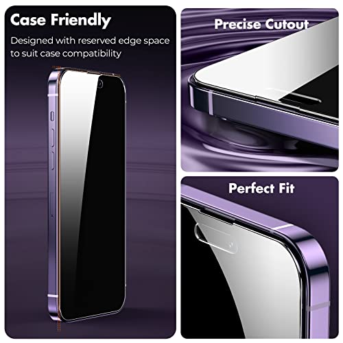 UNBREAKcable Privacy Screen Protector for iPhone 14 Pro Max, 2-Pack - size: iPhone 14 Pro Max