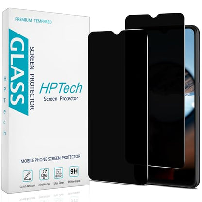 2 Pack Privacy Screen Protector for Samsung Galaxy A12/A13/A32/A03s - color: Black