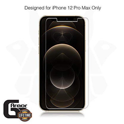 2 Pack Glass Screen Protector for iPhone 12 Pro Max - size: iPhone 12 Pro Max