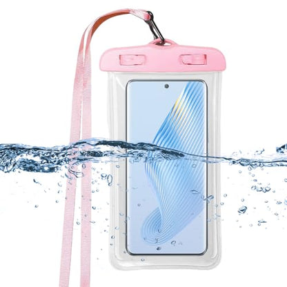 Waterproof Phone Pouch Touchscreen Protector Pinks | with Lanyard Waterproof Phone Case Swimming for Beach Pool Underwater Snorkeling Swimming Kayaking Rafting - color: Pinks