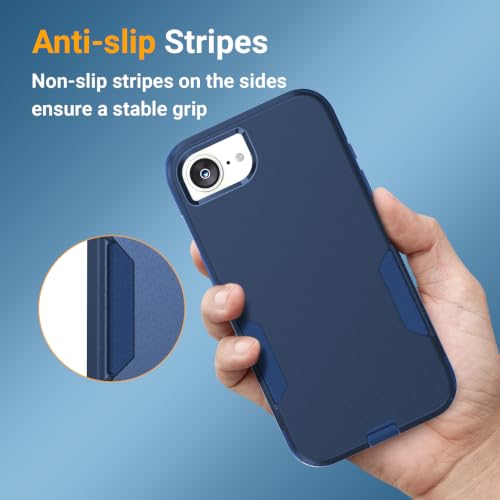jaroco Magnetic for iPhone 17E/16E Case Heavy Duty Rugged Dual-Layer Blue - color: Blue, size: iPhone 17E/16E