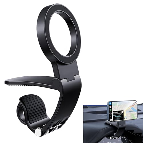 Magnetic Car Phone Holder for Dashboard(Magnetic Ring Included)
