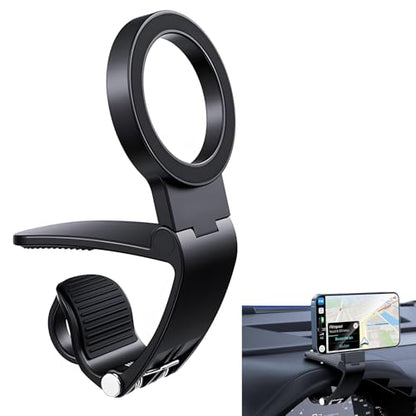 Magnetic Car Phone Holder for Dashboard(Magnetic Ring Included)
