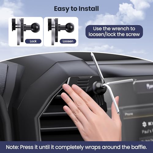 Wireless Charging Vent Magnetic Vent Phone Mount for 2015-2020 Ford F-150 - size: Magnetic Charge