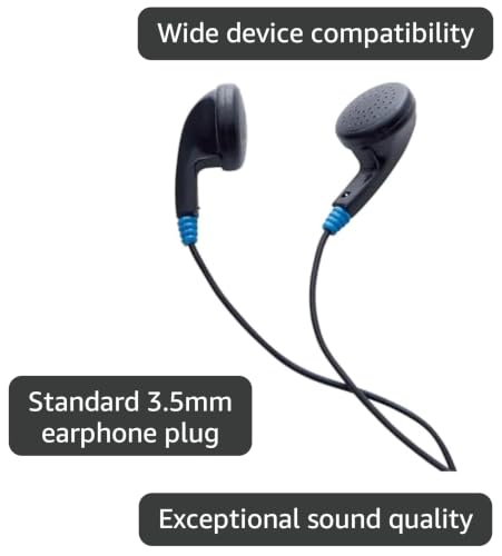 Verbatim Stereo Earphones, in-Ear Headphones for Music and Travel - style: without Mic