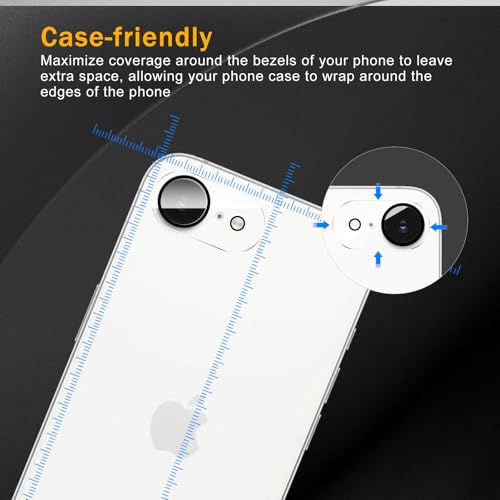 3 Pack Camera Lens Protector for iPhone 17e - size: iPhone 17e