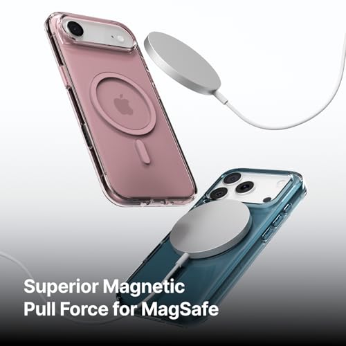RhinoShield Clear MagSafe Compatible Case for iPhone 17 Pro | Strong Magnetic, Anti-Yellowing, Transparent, High Clarity, Shockproof, Military Grade Drop Protection - color: Inside the Clouds, size: iPhone 17 Pro