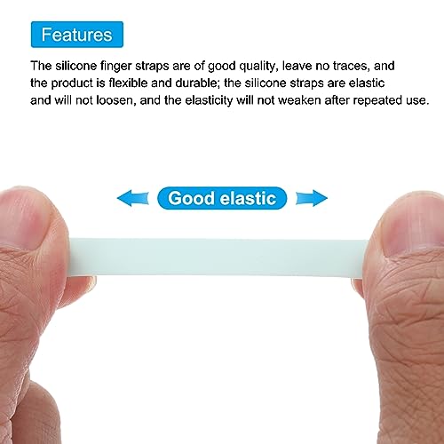 MECCANIXITY Phone Grip Strap Wrist Strap Silicone Cord Mint Green 2Pcs - color: Mint Green