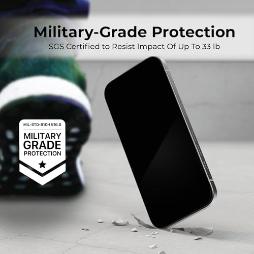 BLACK+DECKER 2 Pack Privacy Screen Protector for iPhone 16 Pro Anti-Spy - size: Privacy_iPhone 16 Pro
