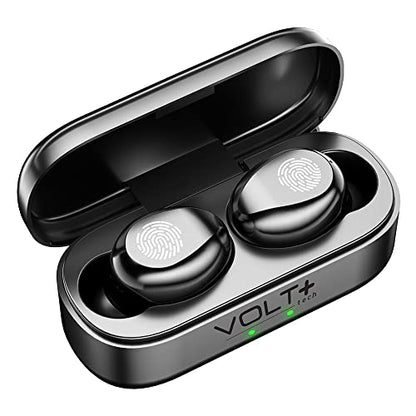 Wireless V5.3 Bluetooth Earbuds Compatible with Motorola Moto G Power/Moto G/Stylus /5G/2025/2024/2023 Thin Travel Case, 8D Bass Mic IPX7 Waterproof/Sweatproof - color: Black Mini