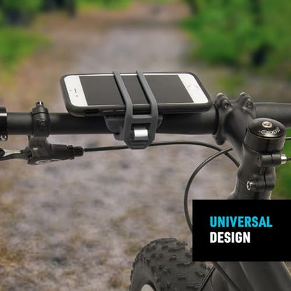 Nite Ize HandleBand Universal Smartphone Bike Handlebar Mount, Charcoal