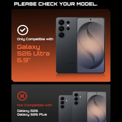 Battery Case for Galaxy S26 Ultra,Upgraded 12000mAh Rechargeable Portable Extended Battery Pack Supported Qi Wireless Charging Case Compatible with Galaxy S26 Ultra(6.9 inches) Charging Case-Black - size: Galaxy S26 Ultra