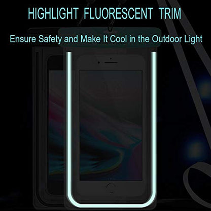 Waterproof Phone Case, 2 Pack IPX8 Waterproof Phone Pouch Holder Protector for iPhone 15 14 13 12 11 Pro Max XR XS SE, for Galaxy S24 23 21/Note/A,7”