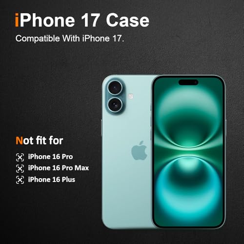 Silicone Clear for iPhone 17 Case,Ultra Thin with Comfort Grip | Soft Slim-Fit TPU iPhone 17 Phone Cover,Non-Slip,Shockproof Protection,Scrath-Resistant - size: iPhone 17 case