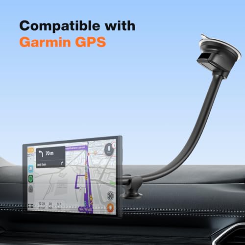 Replacement 14'' Gooseneck Arm Suction Cup Mount for 17mm Ball Joint