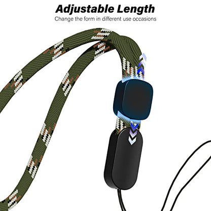 oakxco Lanyard Compatible with Airpods Pro 2 Loop - color: Blue Yellow