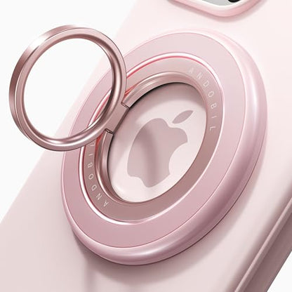 andobil [2026 3rd Gen Stability] Magnetic Phone Ring Grip for MagSafe, Pink - color: Pink