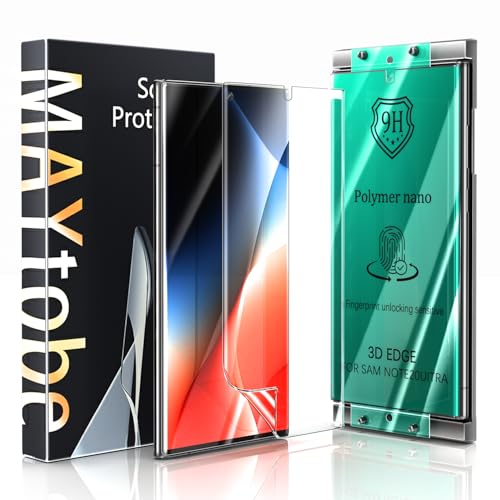 MAYtobe 2-Pack Screen Protector for Samsung Galaxy Note 20 Ultra TPU film - size: Samsung Note 20 Ultra