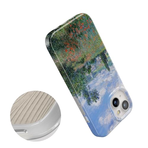 Casely iPhone 15 Plus Case | Monet's View | The Met Museum | Compatible with MagSafe | Classic Ultra Slim Design - color: Monet's View | The Met Museum