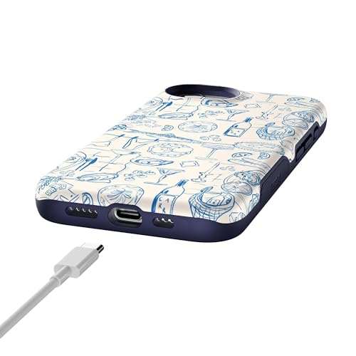 Casely iPhone 16e Case | Amalfi Aperitivo | Dolce Vita | Bold Protective Design | Compatible with MagSafe - color: Amalfi Aperitivo | Dolce Vita