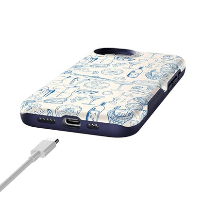 Casely iPhone 16e Case | Amalfi Aperitivo | Dolce Vita | Bold Protective Design | Compatible with MagSafe - color: Amalfi Aperitivo | Dolce Vita