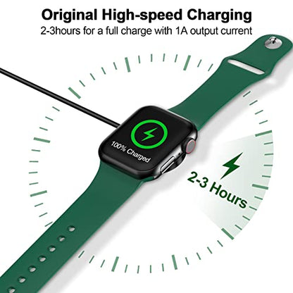 2026 Upgraded for Apple Watch Charger Magnetic USB C Charging Cable - color: Black, size: 0.5M