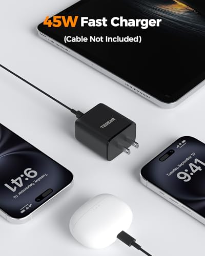 TESSAN 45W USB C Charger Block Fast Charging, Type C Wall Charger Adapter - size: 2 Pack