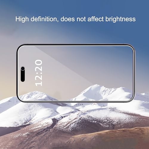 Ailun 3 Pack Privacy Screen Protector for iPhone 17 Pro, Tempered Glass - size: 17 Pro 6.3 inches