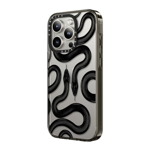 CASETiFY for iPhone 15 Pro Max Case - Compact | Lightweight | 4ft. 2x Military Grade Drop Protection | Black Kingsnake | Black - color: Black Kingsnake, size: Iphone 15 Pro Max (6.7")