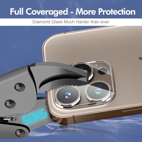 3PCS Rear Back Camera Lens Protector Tempered Glass for iPhone 16 Pro Max, iPhone 15 Pro Max - HD Clear Full Coverage Guard - color: for iPhone 16 pro/16 pro max/15 pro/15 pro max transparent