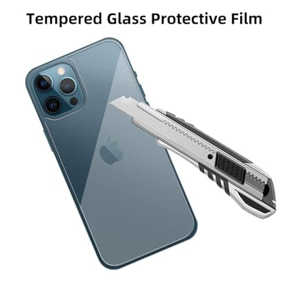 3 Pack Glass Back Screen Protector for iPhone 12 Pro Max 2020 6.7" - size: iPhone 12 Pro Max 2020