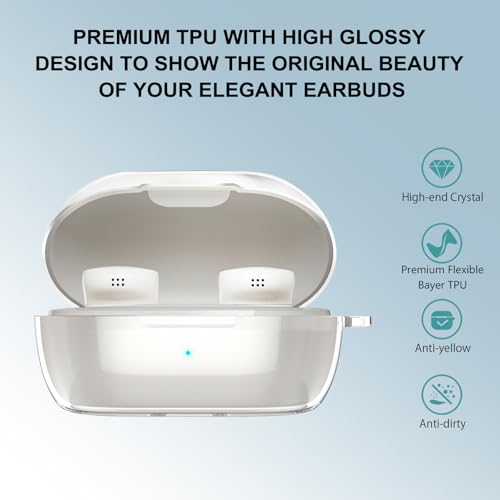 Aircawin for Bose New QuietComfort Earbuds Case Clear 2024 - color: Clear