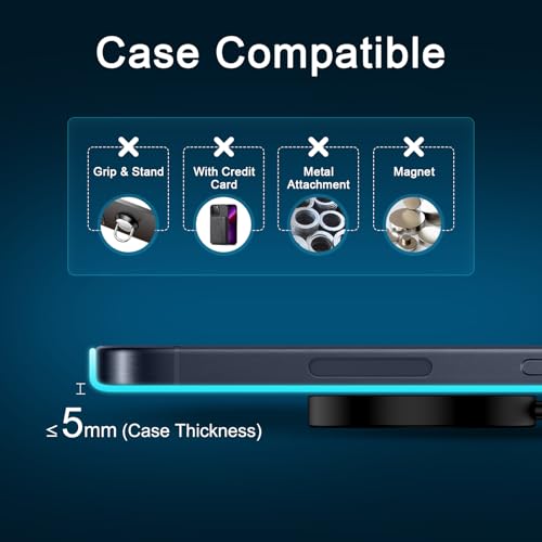 Magnetic Wireless Charger for Samsung Fast Charging Pad for Samsung Galaxy S26 Ultra S25 Ultra S25 FE Plus S24 Google Pixel 10 Pro Fold 10A 9A 9 Pro XL Fold, Wireless Magnet Charging Stand Charge Mat