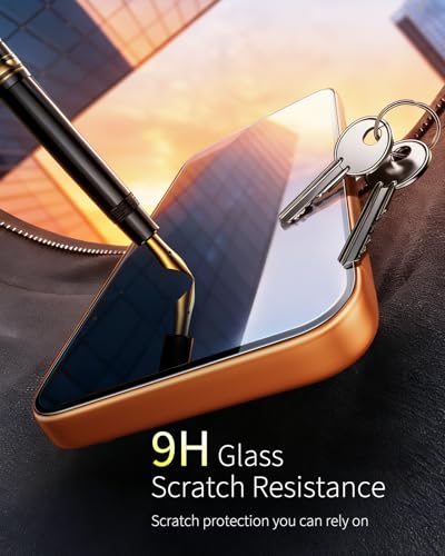 for iPhone 17 Pro Max Screen Protector, 3 Pack, Military Grade Shatterproof, [Full Coverage] [Scratch Resistant] 9H+ Hardness Tempered-Glass Film, HD Clear, 6.9 inch