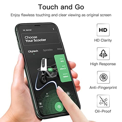 JETech Full-Coverage Screen Protector for iPhone 11 Pro/Xs/X, 3-Pack | Black Edge Tempered Glass, Easy Installation Tool, HD Clear, Case-Friendly - size: iPhone 11 Pro, iPhone XS/X